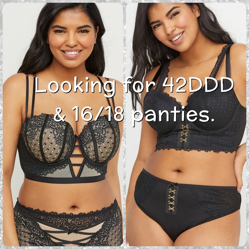 LOOKING FOR 42DDD/ 42F BRA & PANTIES